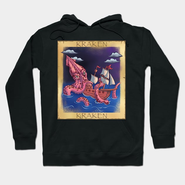 kraken Hoodie by ruben